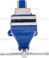 Heavy Duty Bench Vice, swivel base, 100 mm