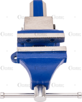 Heavy Duty Bench Vice, swivel base, 125 mm