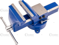 Heavy Duty Bench Vice, swivel base, 150 mm