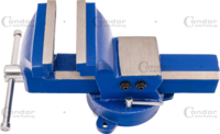 Heavy Duty Bench Vice, swivel base, 150 mm