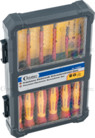 Screwdriver Set, VDE, 6 pcs., plain slot + cross slot
