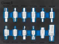 Drain Plug Key Set, 12 pcs.