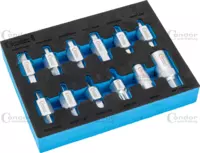 Drain Plug Key Set, 12 pcs.