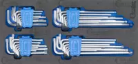 Key Set in Foam 1/3, 36 pcs., Hex +  TX-Star