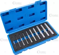 Hollow Punch Set, 10 pcs., 2.5-12 mm