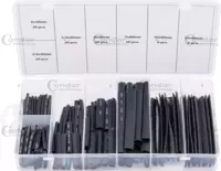 Heat Shrink Tubing Assortment, 127 pcs., black, 2.0 – 13.0 mm