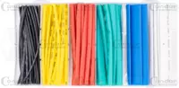Heat Shrink Tubing Assortment, 100 pcs., coloured, 1.5 – 13.0 mm