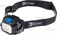 Head Lamp, wireless charging, COB-LED