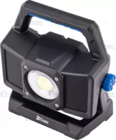 Floodlight, rechargeable, with bluetooth loudspeaker, COB-LED