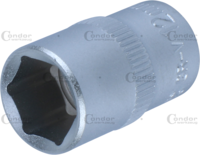 Socket, 3/8", hexagon 12 mm