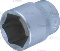 Socket, 3/8", hexagon 19 mm