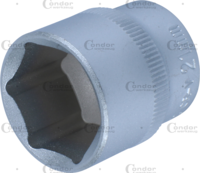 Socket, 3/8", hexagon 21 mm