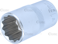 Socket, 1/2", bi-hex 16 mm