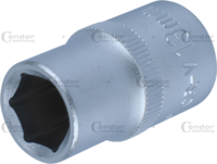 Socket, 1/2", hexagon 13 mm
