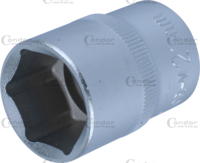 Socket, 1/2", hexagon 21 mm