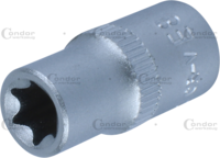 Socket, 1/4", TX-Star E8