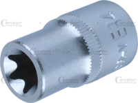 Socket, 1/2", TX-Star E14