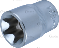 Socket, 1/2", TX-Star E24