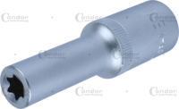 Socket, 1/2", TX-Star E10, deep