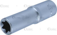 Socket, 1/2", TX-Star E16, deep