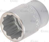 Socket, 3/4", bi-hex 30 mm