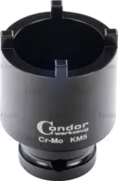 Groove Nut Socket, external pins, 1/2" sq. drive, KM5