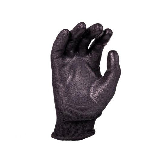 Čierne pracovné polyuretánové rukavice BSCB veľkosť 10/XL