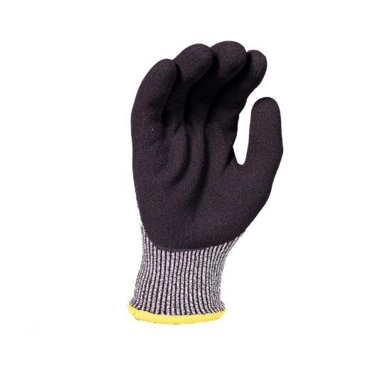 Protiporézne pracovné rukavice z HPPE úpletu s nitrilovým finišom HARD CUT veľkosť 11/XXL