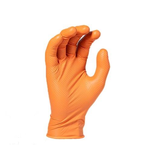 Oranžové Jednorázové Nitrilové Rukavice CDC GRIP veľkosť 8/M