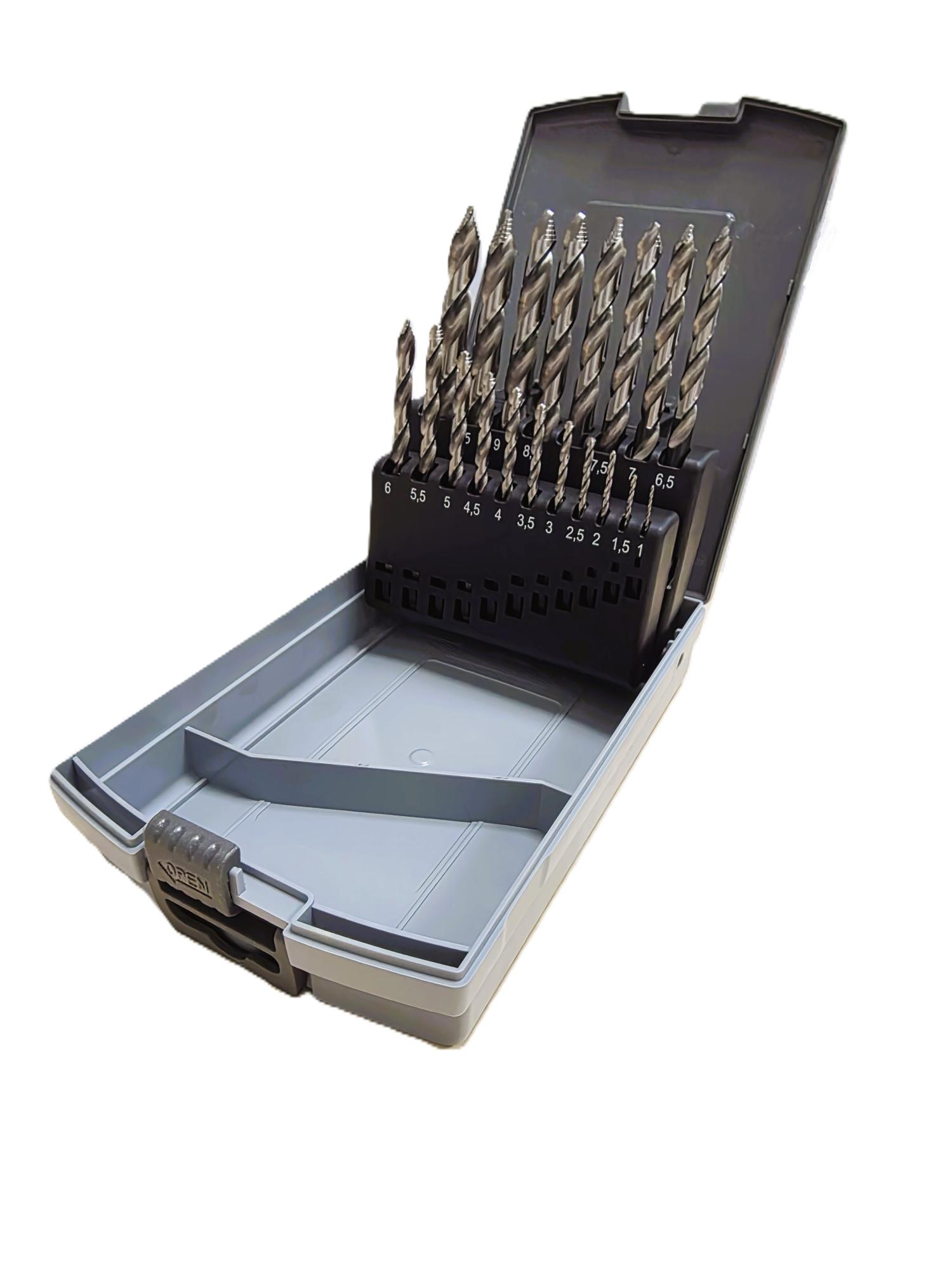 Vrták do kovu HSS-G Step-Twist sada 19 dielna sada