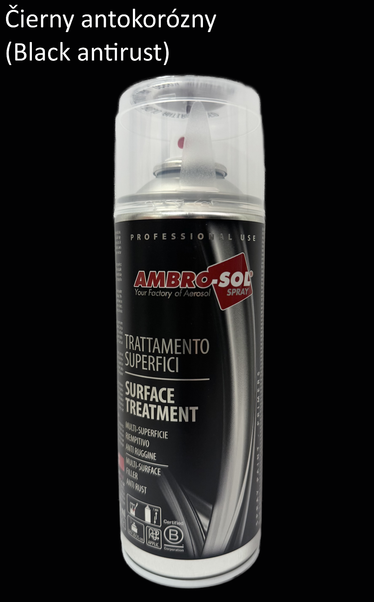 Proti korózny čierny antikorózny 400 ml