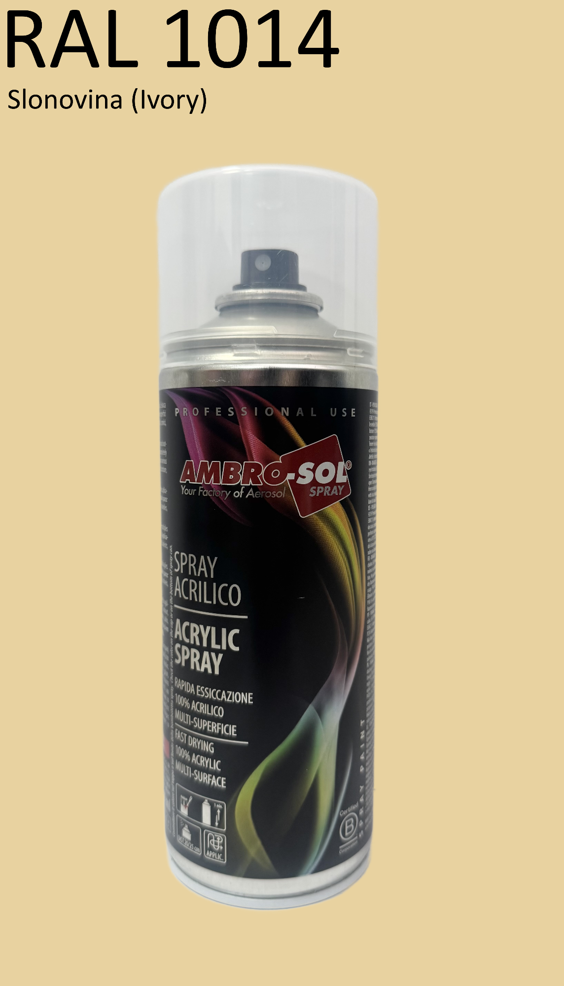 Univerzálna akrylová farba RAL 1014 400 ml