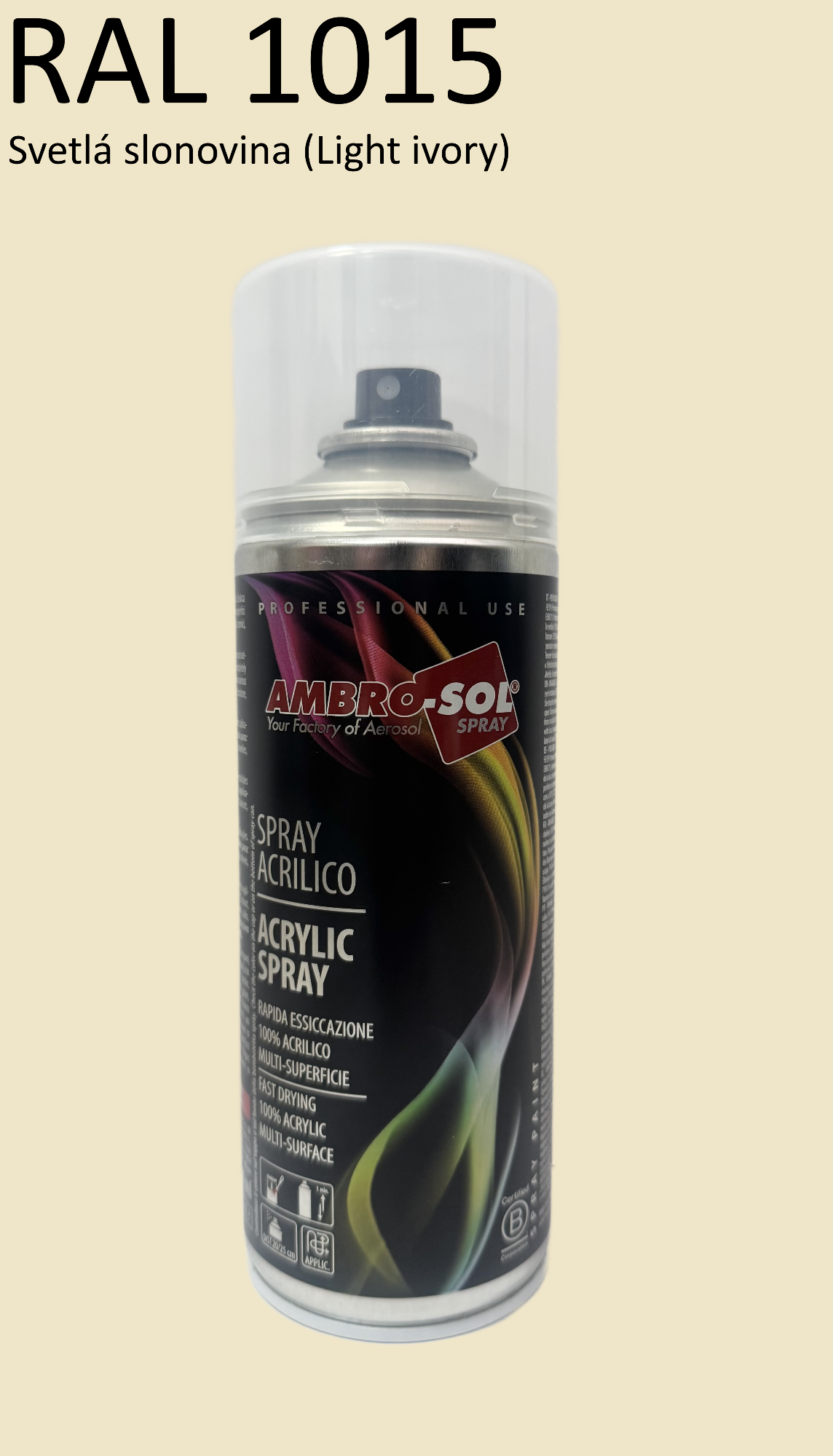 Univerzálna akrylová farba RAL 1015 400 ml