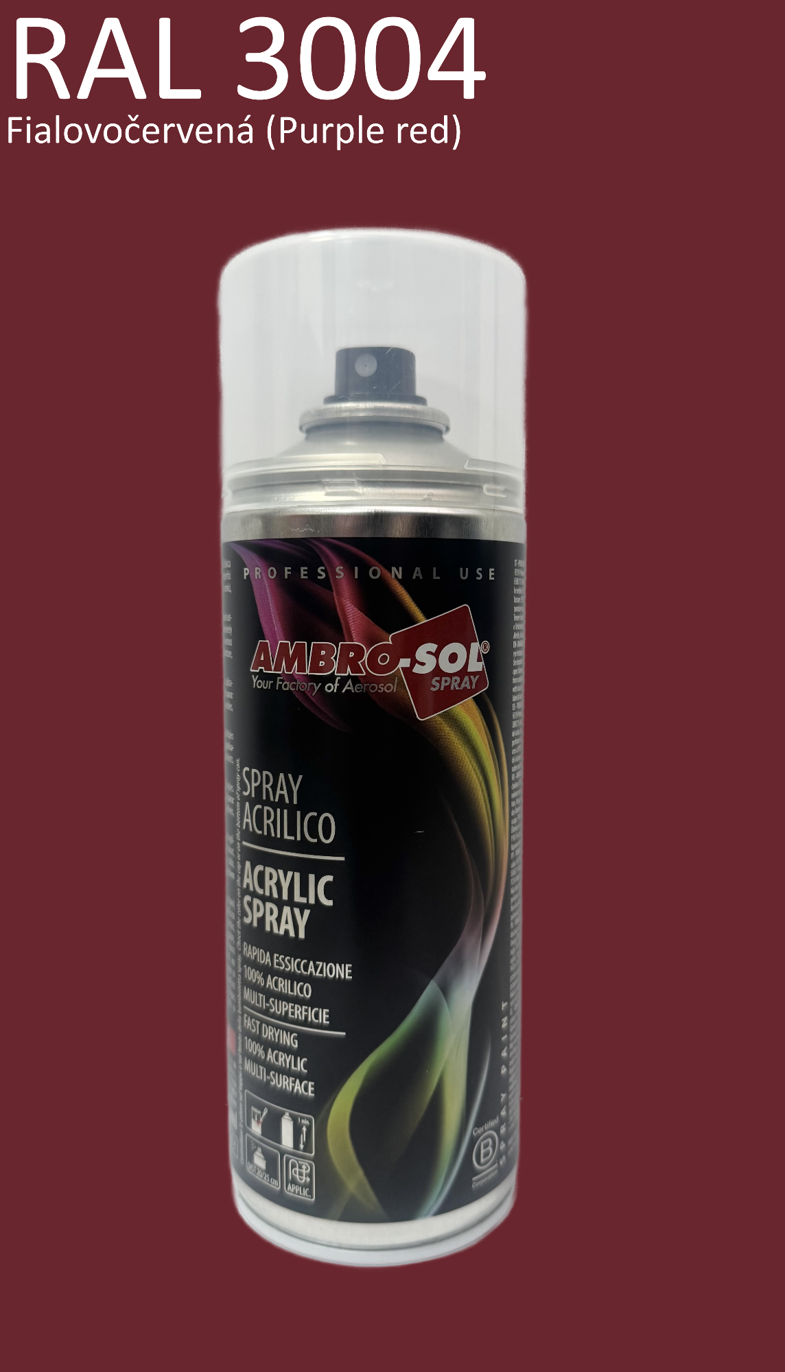 Univerzálna akrylová farba RAL 3004 400 ml