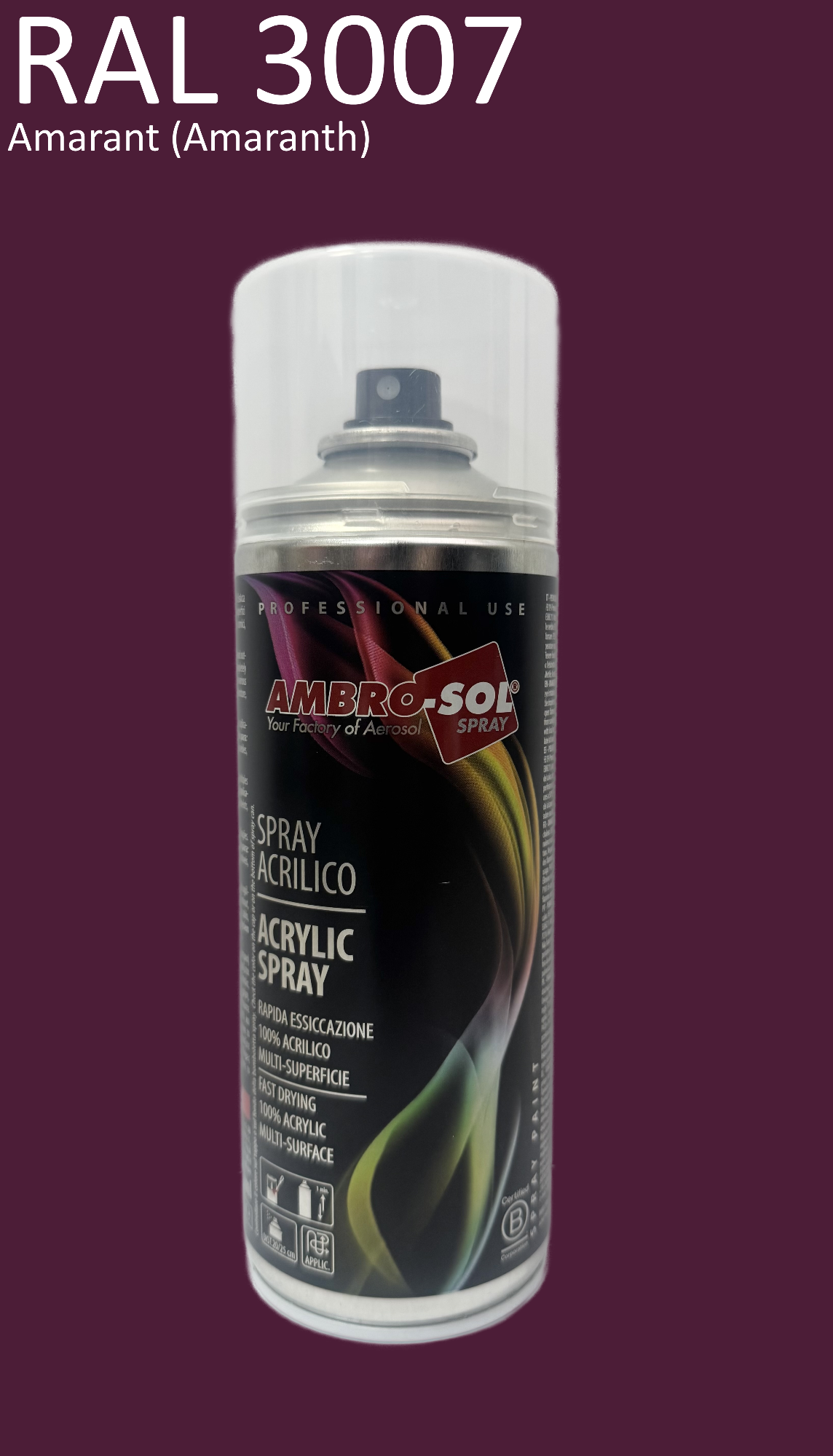Univerzálna akrylová farba RAL 3007 400 ml