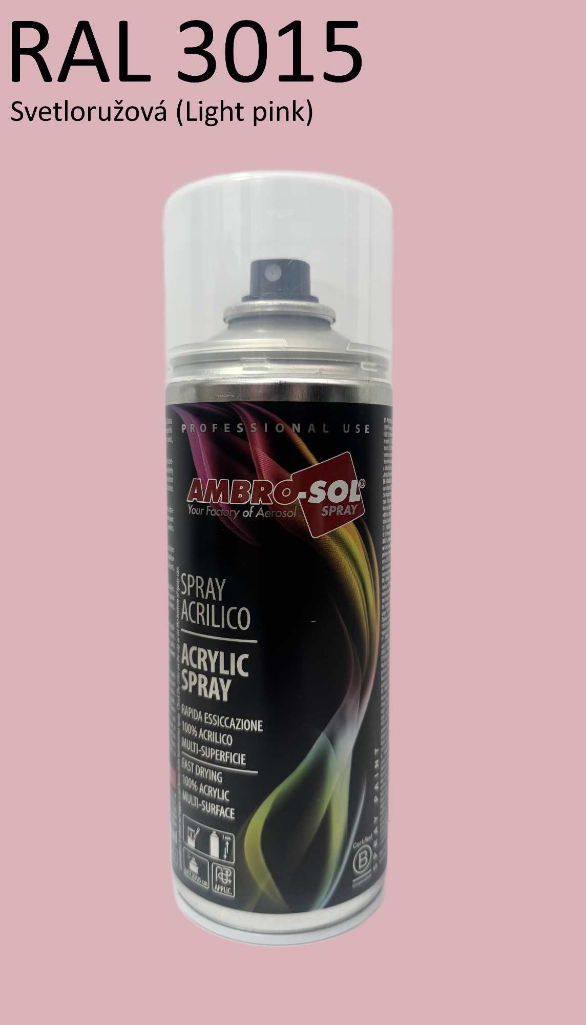 Univerzálna akrylová farba RAL 3015 400 ml
