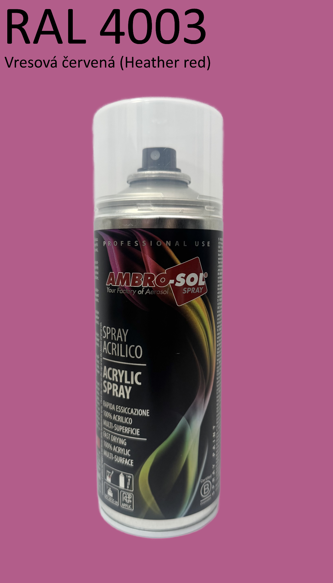 Univerzálna akrylová farba RAL 4003 400 ml