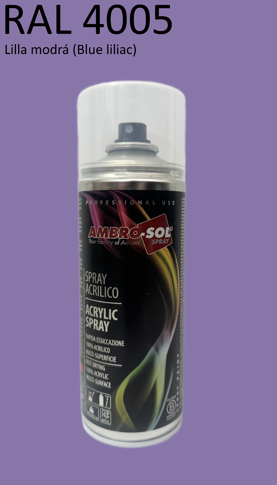 Univerzálna akrylová farba RAL 4005 400 ml