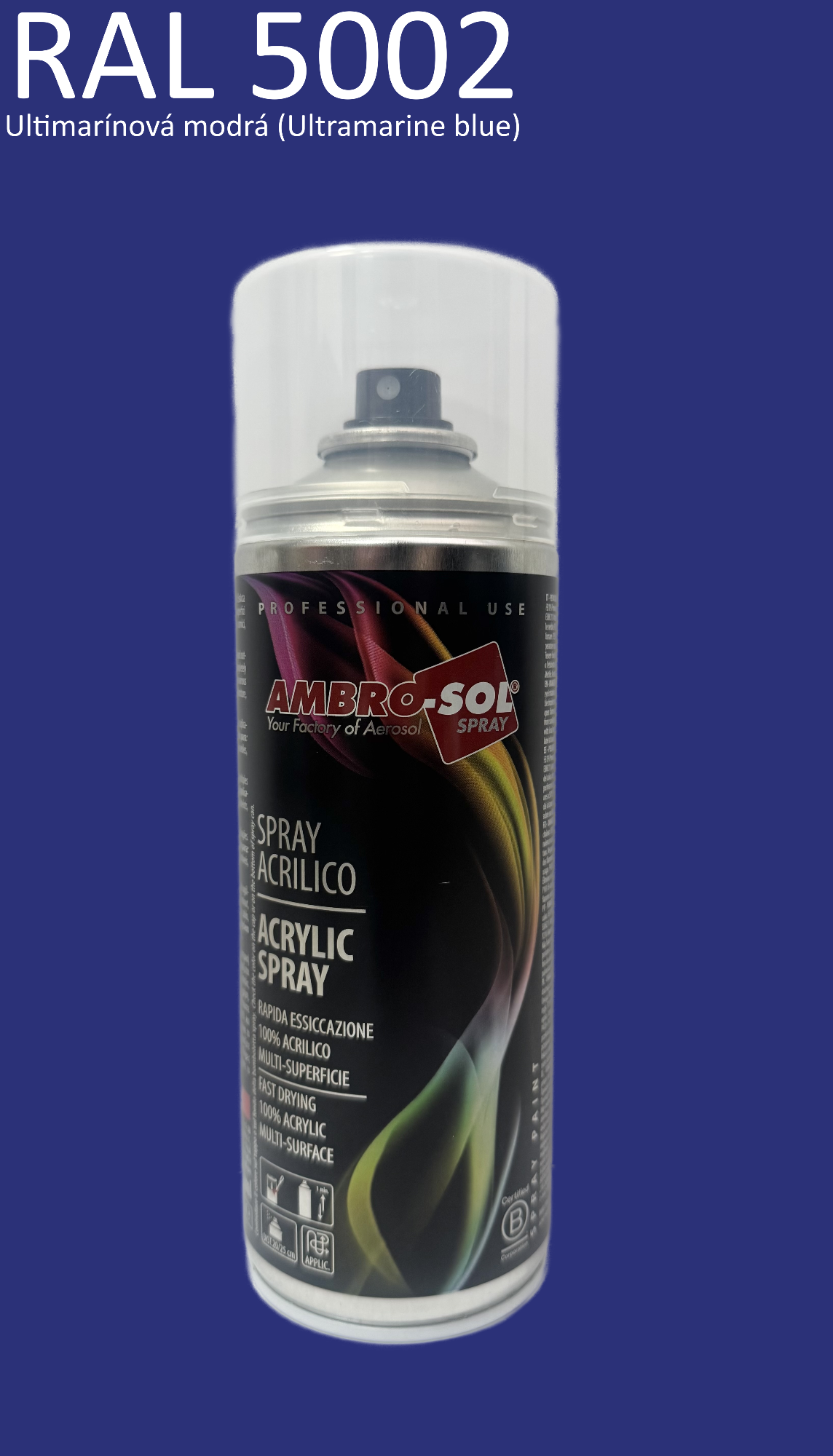 Univerzálna akrylová farba RAL 5002 400 ml