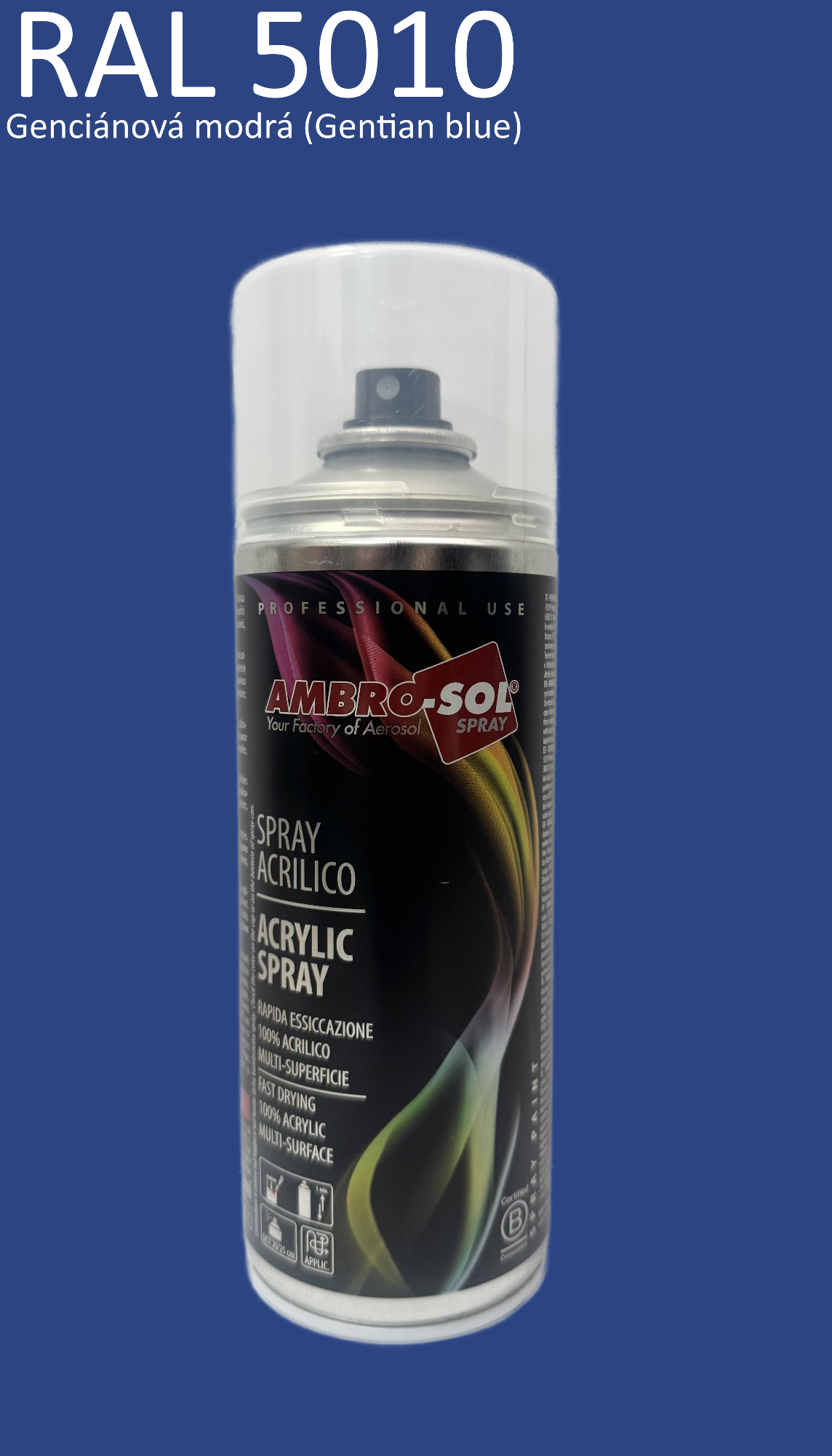 Univerzálna akrylová farba RAL 5010 400 ml
