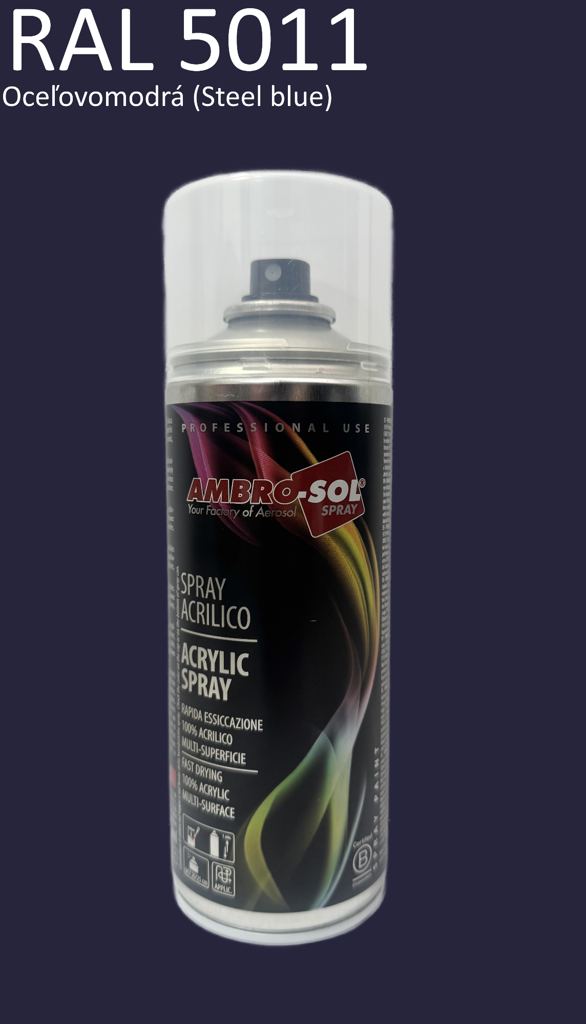 Univerzálna akrylová farba RAL 5011 400 ml