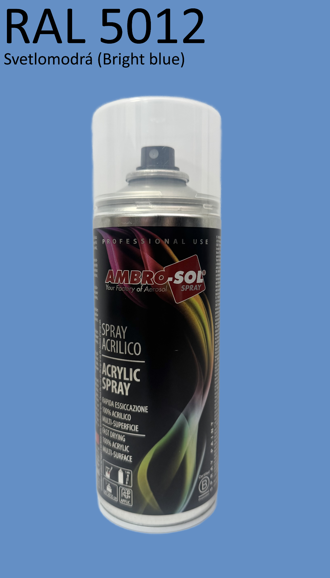 Univerzálna akrylová farba RAL 5012 400 ml
