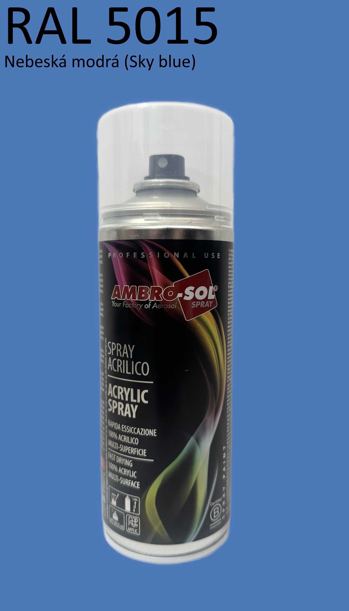 Univerzálna akrylová farba RAL 5015 400 ml