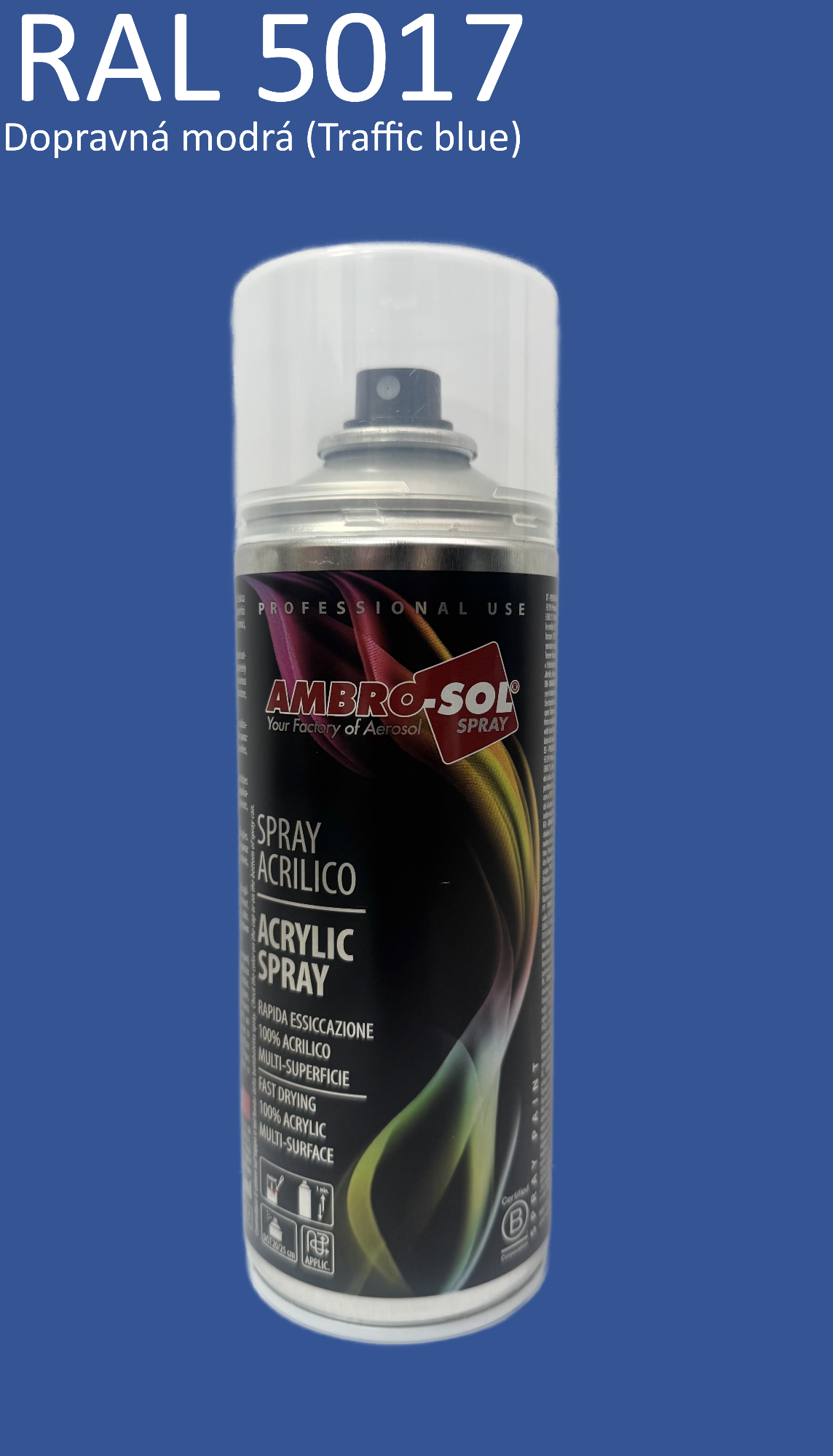 Univerzálna akrylová farba RAL 5017 400 ml