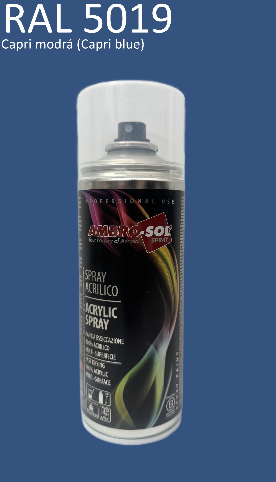 Univerzálna akrylová farba RAL 5019 400 ml