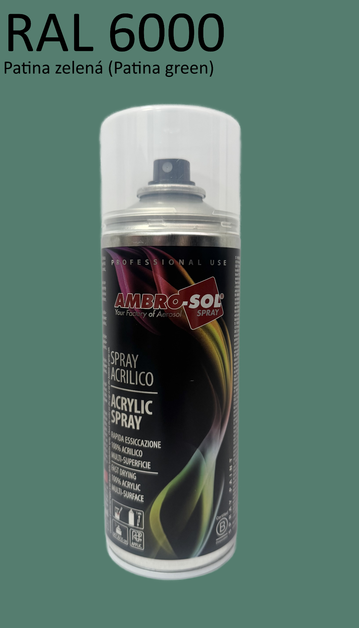 Univerzálna akrylová farba RAL 6000 400 ml