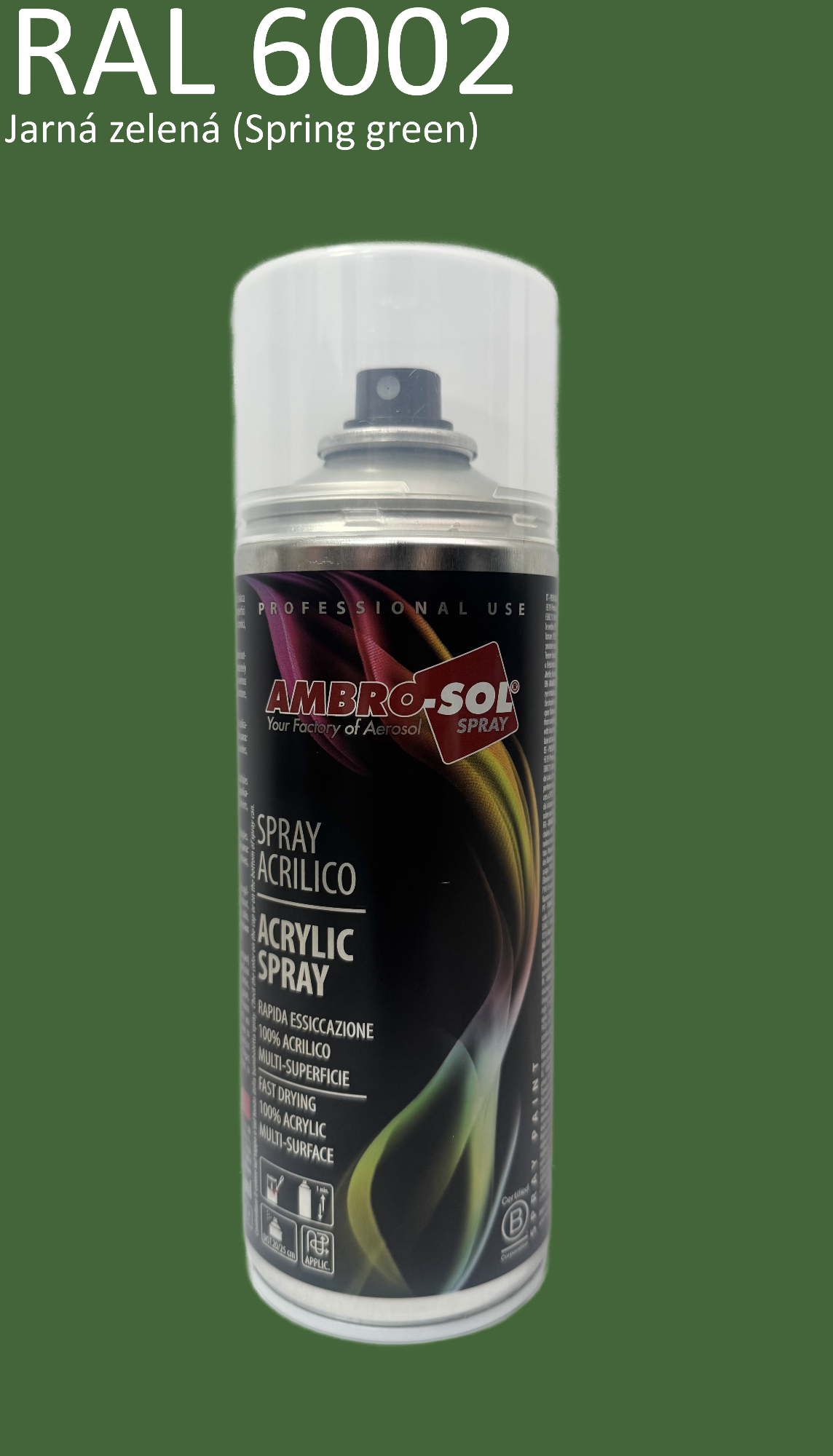 Univerzálna akrylová farba RAL 6002 400 ml