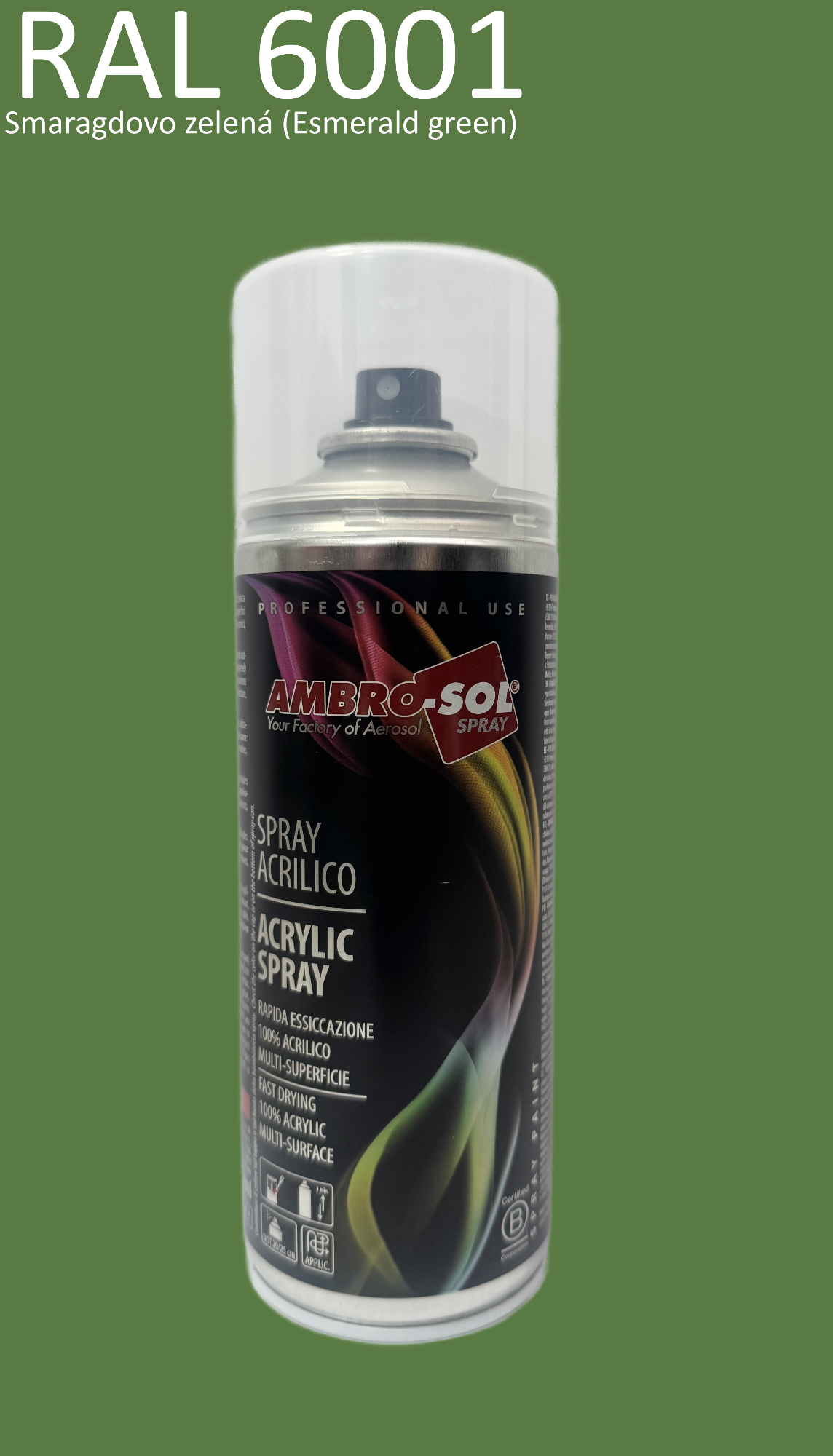 Univerzálna akrylová farba RAL 6001 400 ml