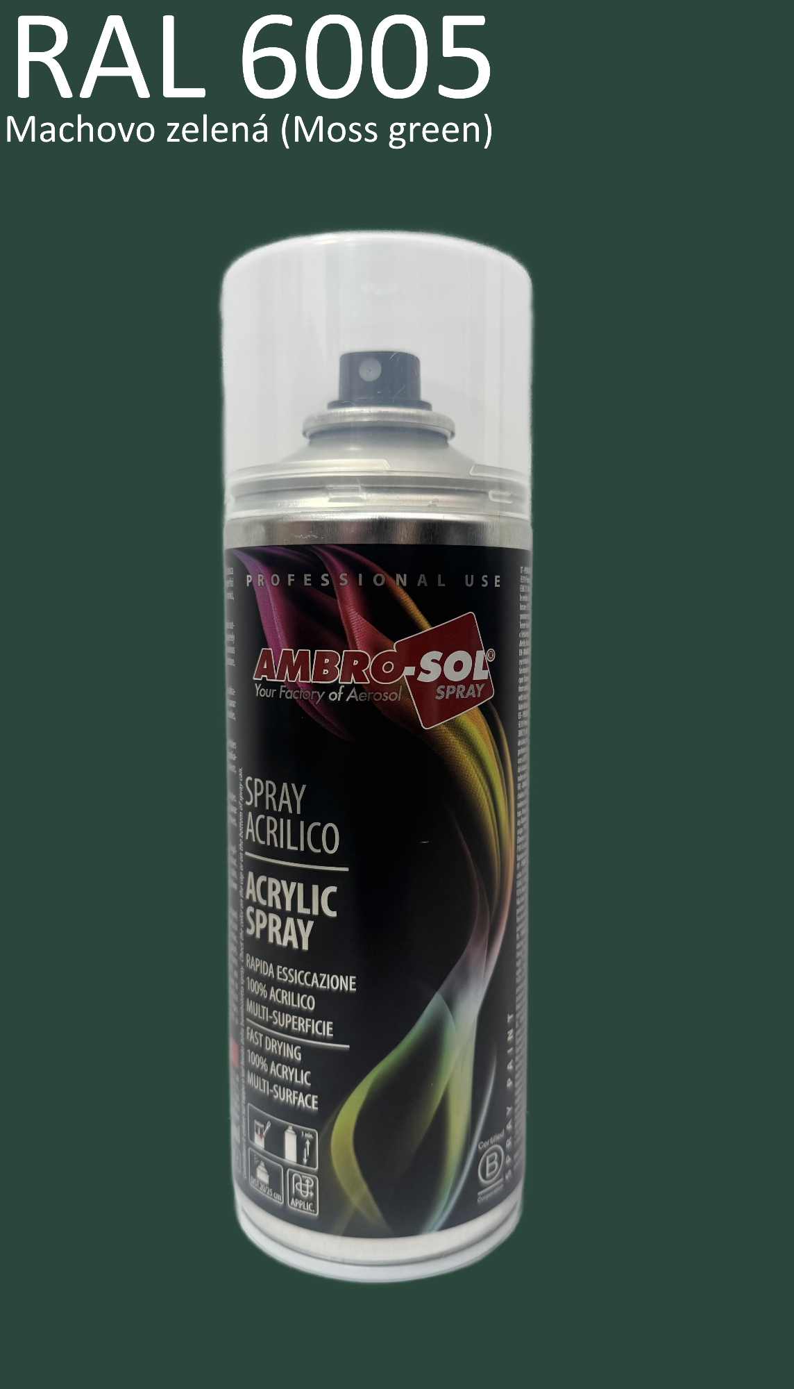 Univerzálna akrylová farba RAL 6005 400 ml