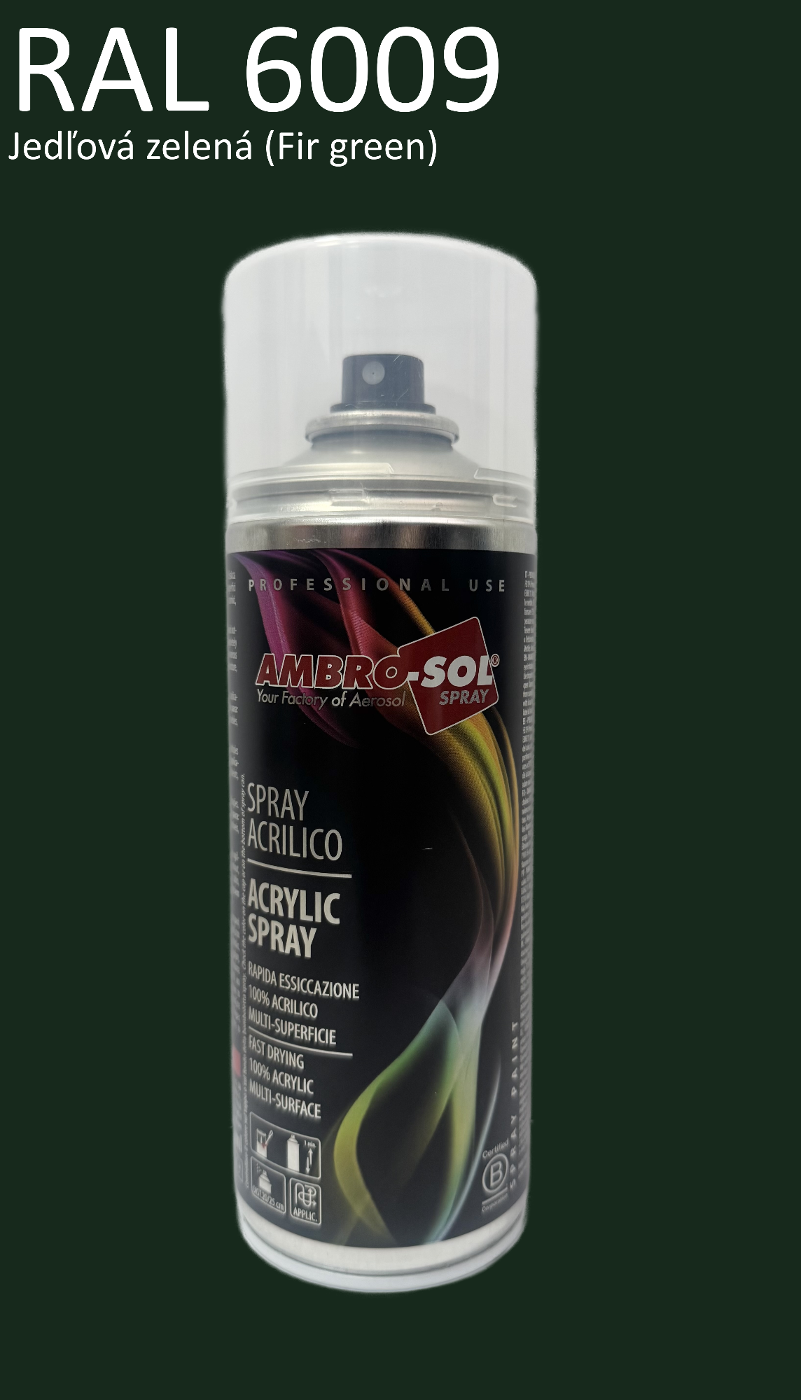 Univerzálna akrylová farba RAL 6009 400 ml